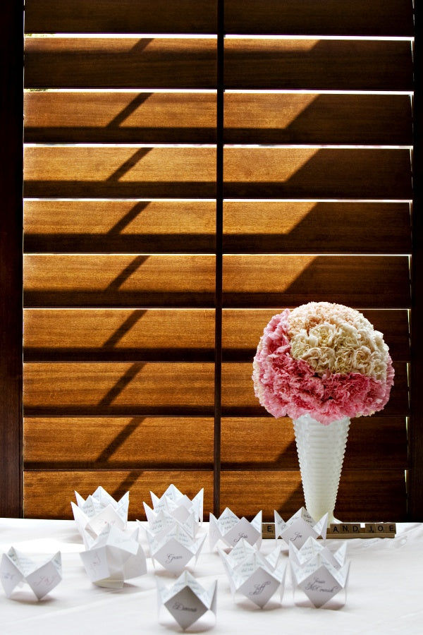 Peaches and pinks wedding