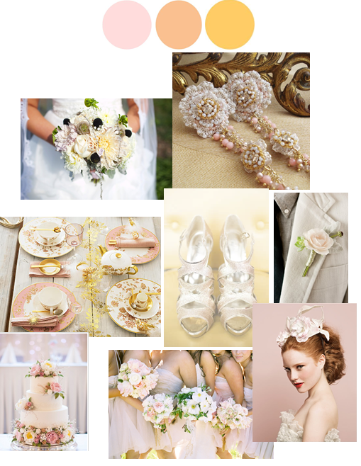 Color Story: Blush, Peach, and Gold