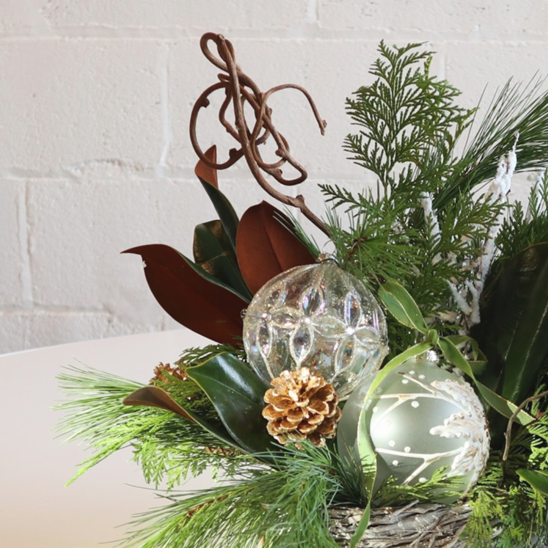 Stacy K Floral | Evergreen Centerpiece Class