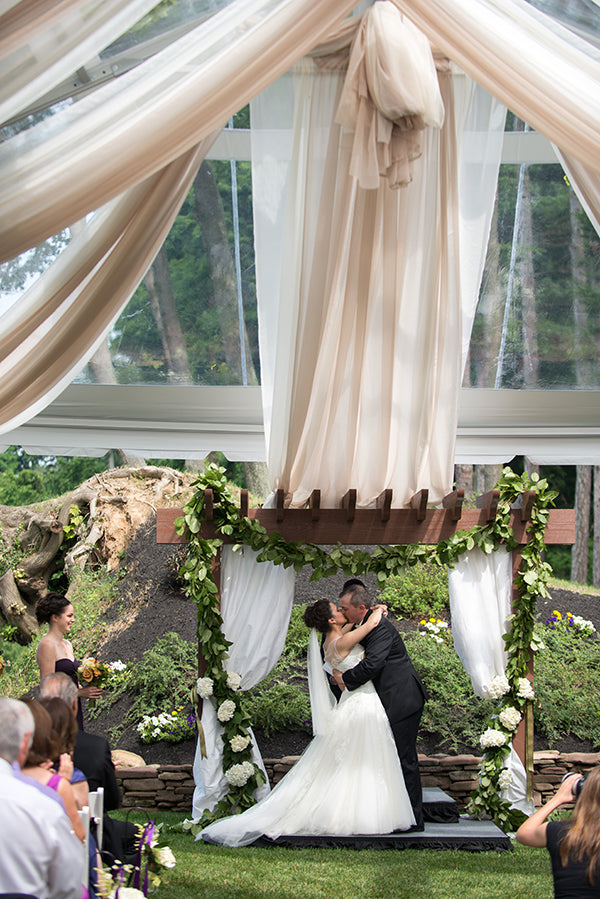 Summer Wedding Flowers at the Monroe Golf Club