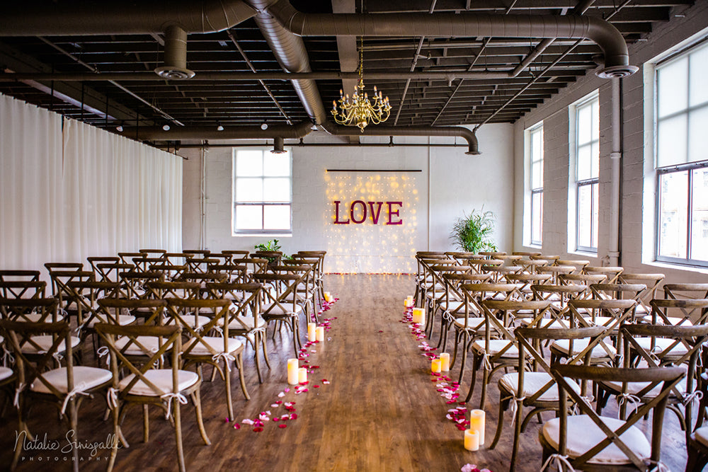 Modern Bright Pink Rochester Wedding at Arbor Loft | Becky + Tom