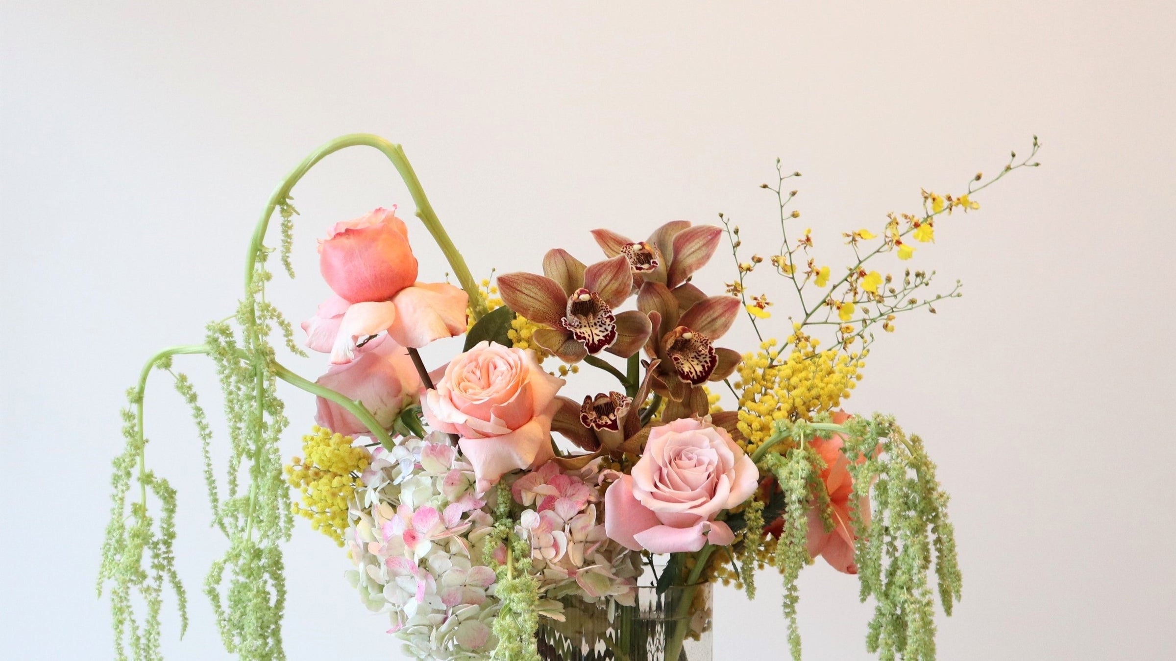Everyday floral with orchids, tulips and roses