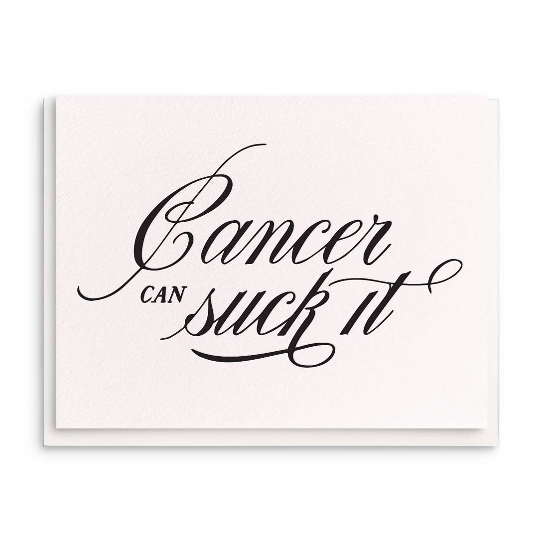 Dahlia Press | Cancer Can Suck It - Greeting Card