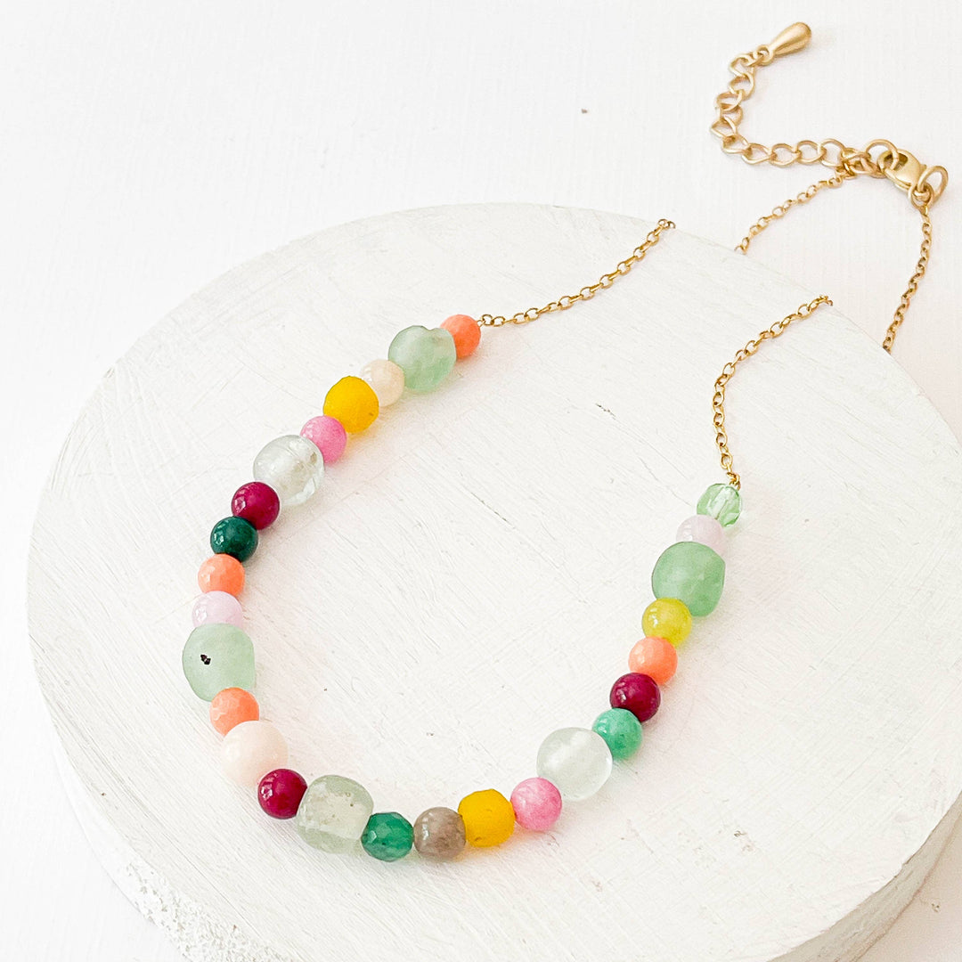 Colorful Fair Trade adjustable Bead Necklace | Nest Pretty Things