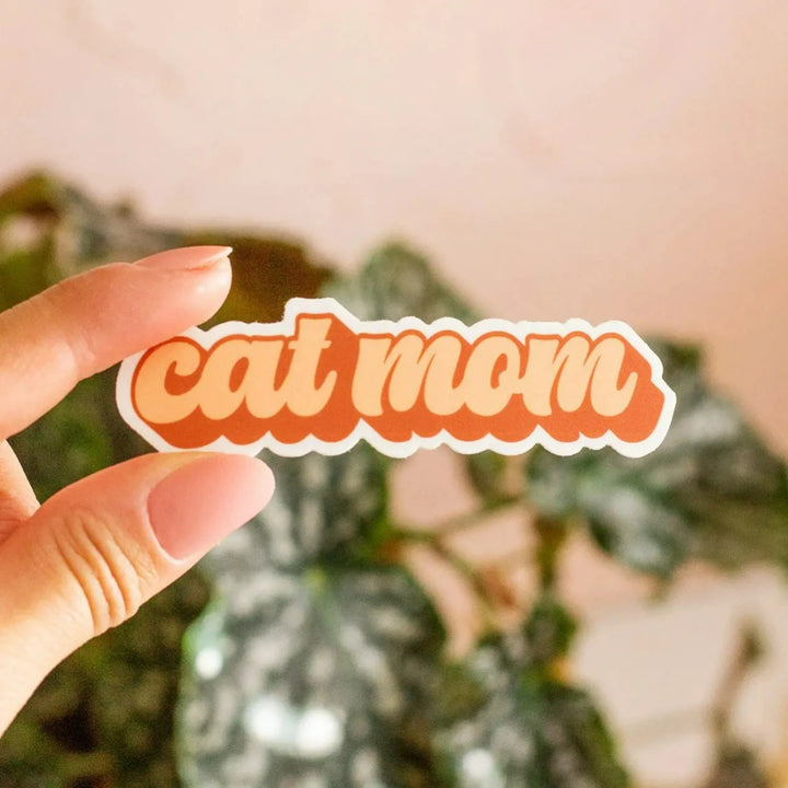 Stickers (Assorted Styles) | The Print Pantry | Cat mom text sticker