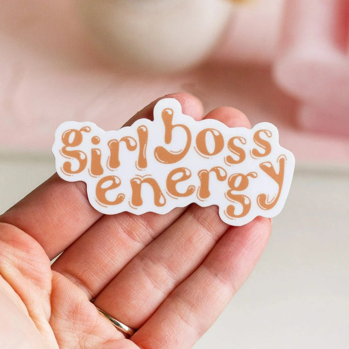 Stickers (Assorted Styles) | The Print Pantry | Girl boss energy text sticker