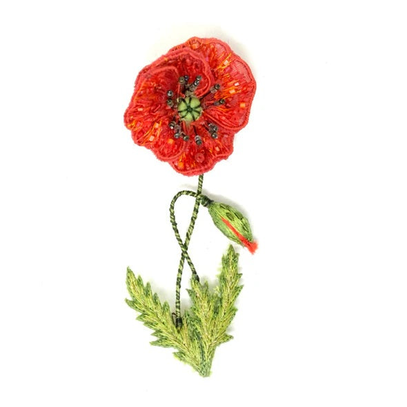 Trovelore | Field Poppy Brooch