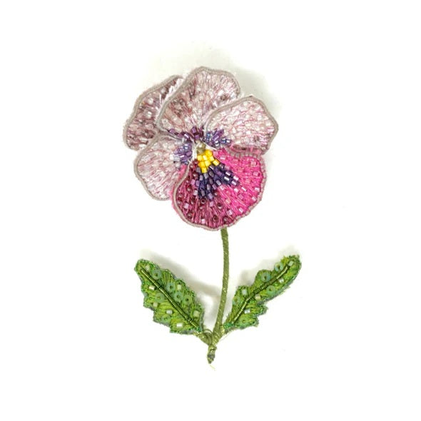 Trovelore | Pink Pansy Brooch