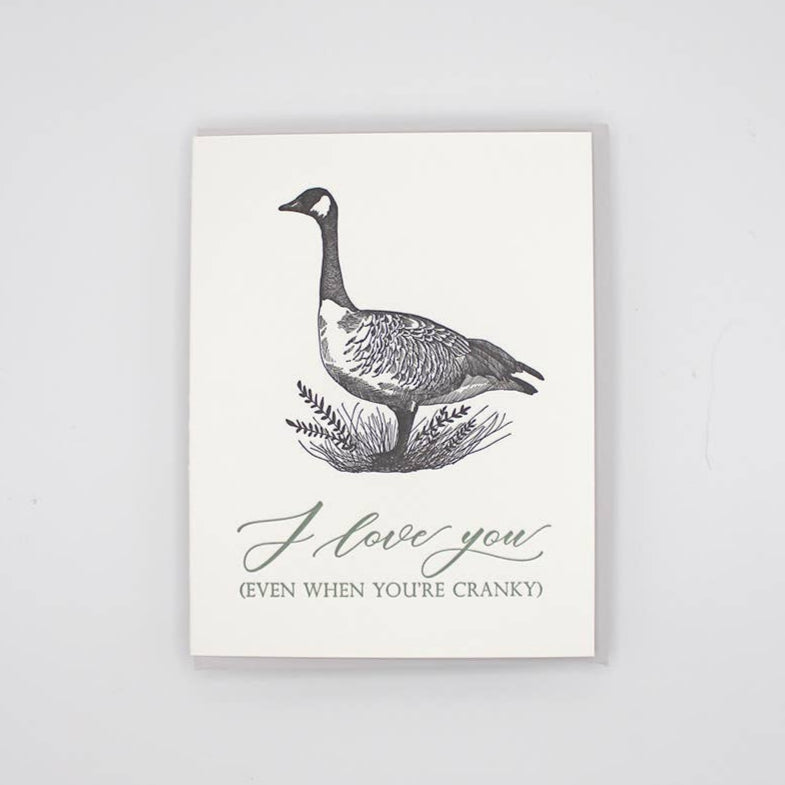 Rust Belt Love Paperie | I Love You (Even when you're cranky).