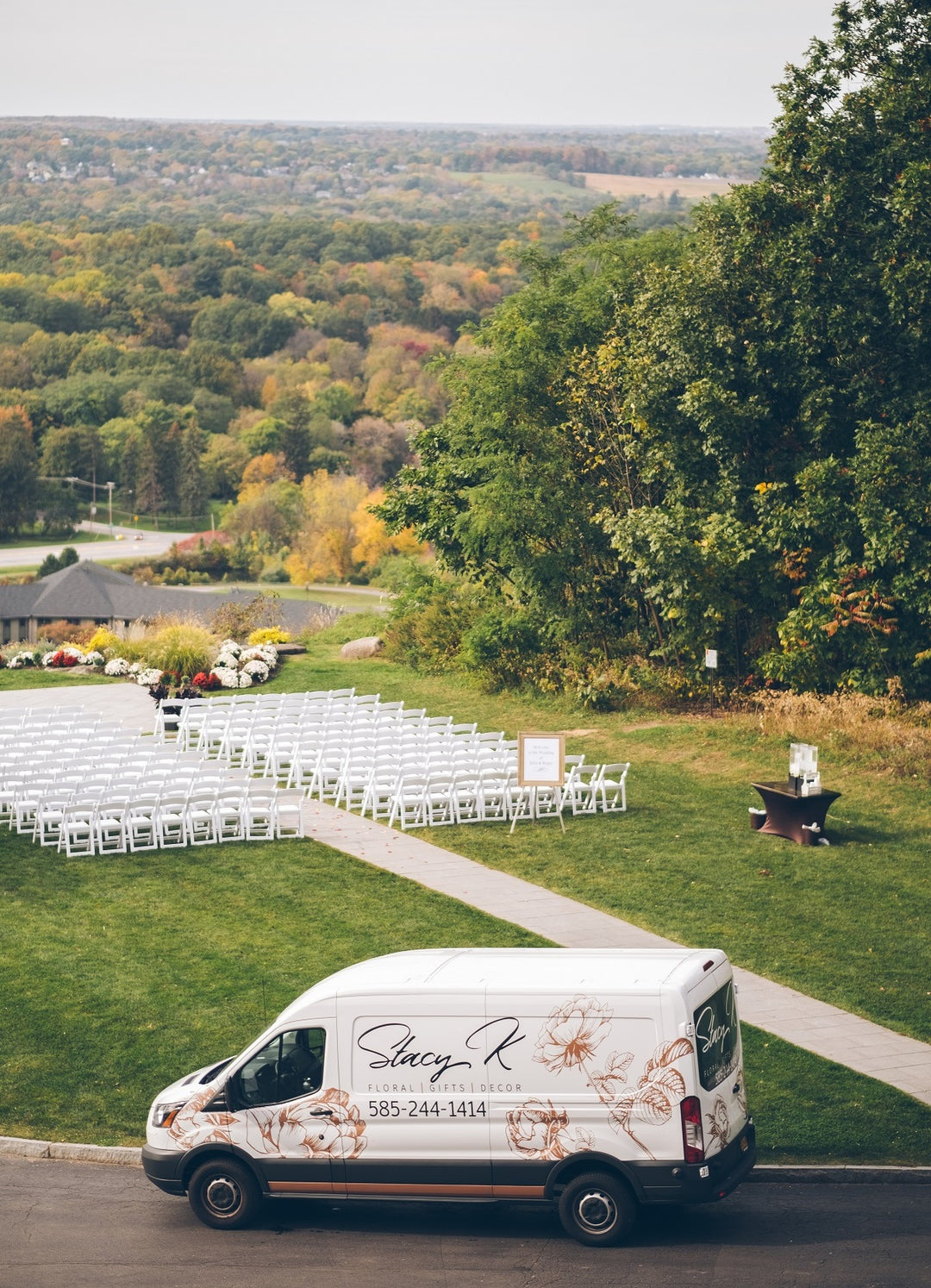 stacy k floral delivery van