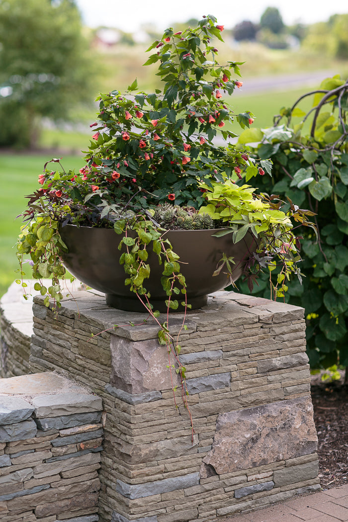 outdoor elevated planter garden