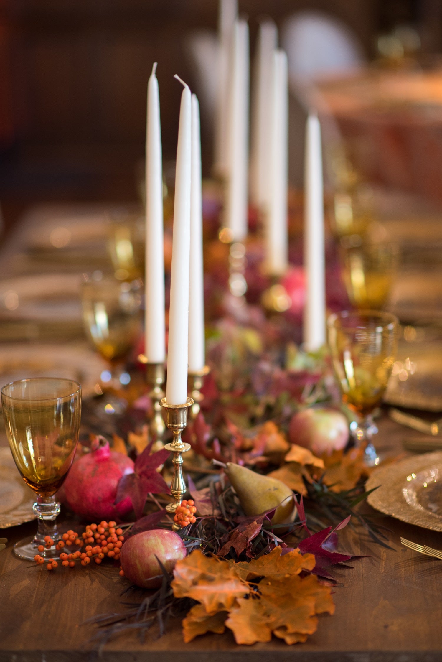 oak hill country club fall tablescape