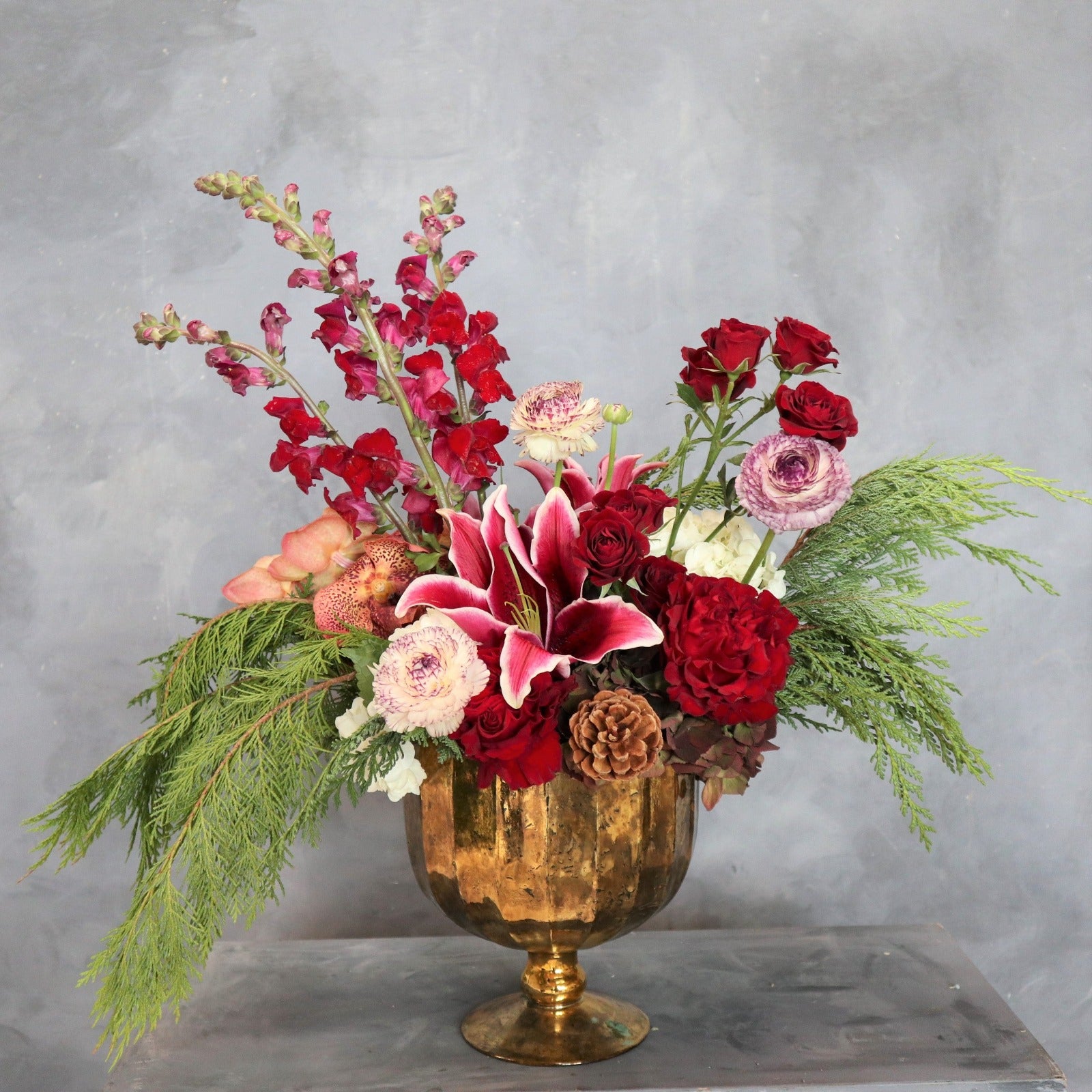 Regal Winter Christmas Rochester NY Floral Delivery STACY K FLORAL
