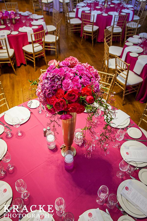 Bat Mitzvah Flowers at The Memorial Art Gallery