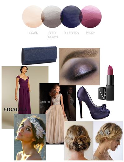 Berry Tones | Color Story | Prom Inspiration Board