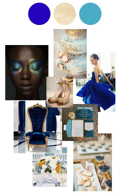 Blue and Gold | Color Stories | Rochester NY Florist