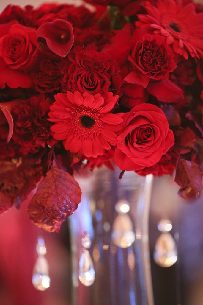 Wedding Florist Rochester NY | Wedding Wednesday | Luscious Red Wedding
