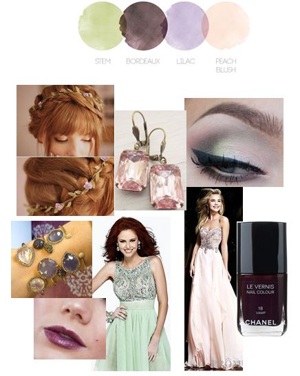 Pastel Palette | Color Story | Prom Inspiration Board