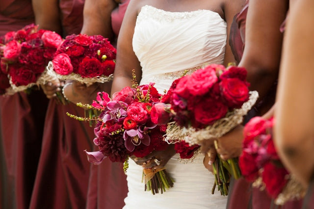 Red and Gold Wedding | Monroe Golf Club | Simply Beautiful Events