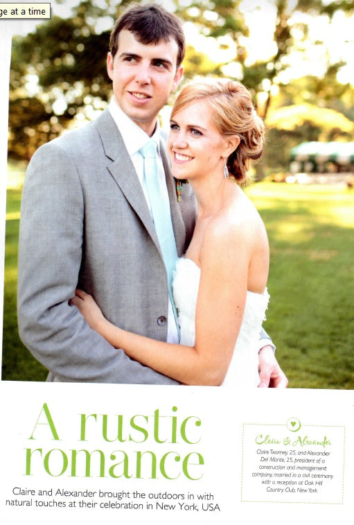 International Wedding Feature | Coral and Aqua Wedding