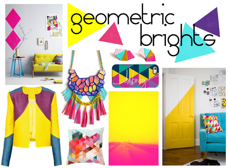 Bright Geometric Patterns Color Palette Inspiration