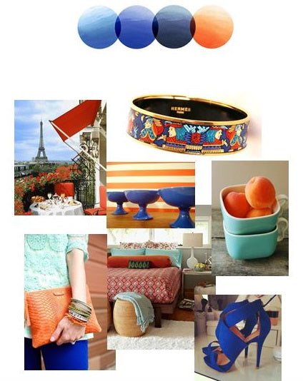 Blue and Orange | Color Story | Palette Inspiration Board