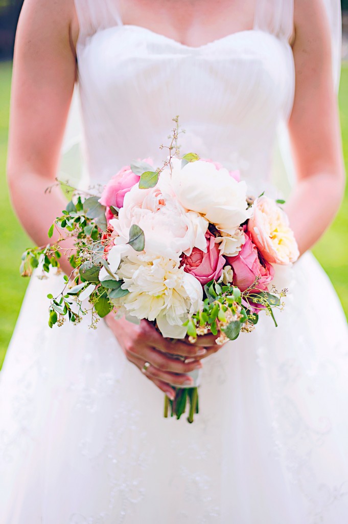Pink and Grey Wedding | Belhurst Castle | Spring Wedding Flowers