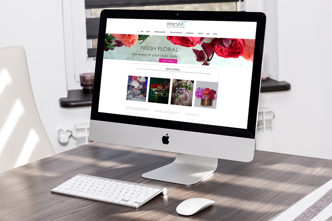 Stacy K Floral | Events | Decor Website ReDesign