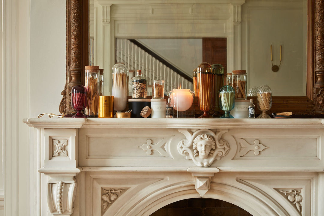 Mantel full of skeem products