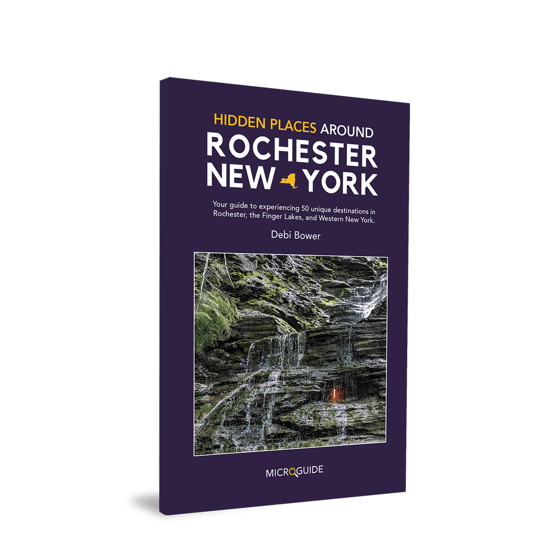 Stacy K Floral | Travel guide book showcasing hidden places around Rochester, NY. Contains 50 unique destinations in Rochester, Finger Lakes, And Western NY, Written by Debi Bower.