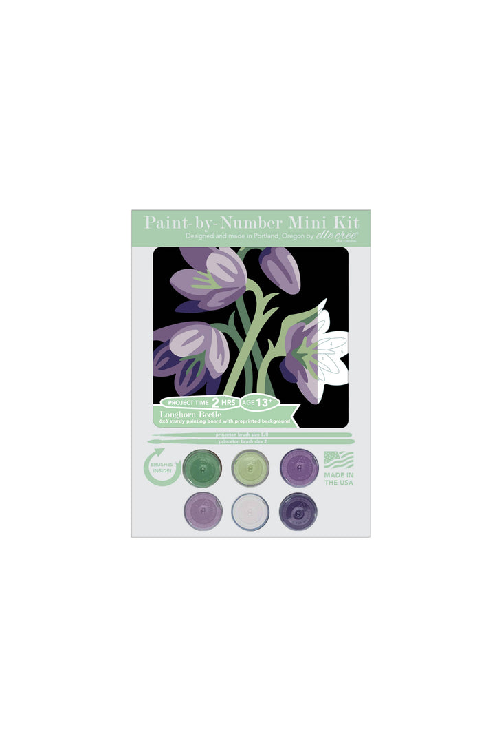 She Creates | Fritillaria MINI Paint-by-Number Kit