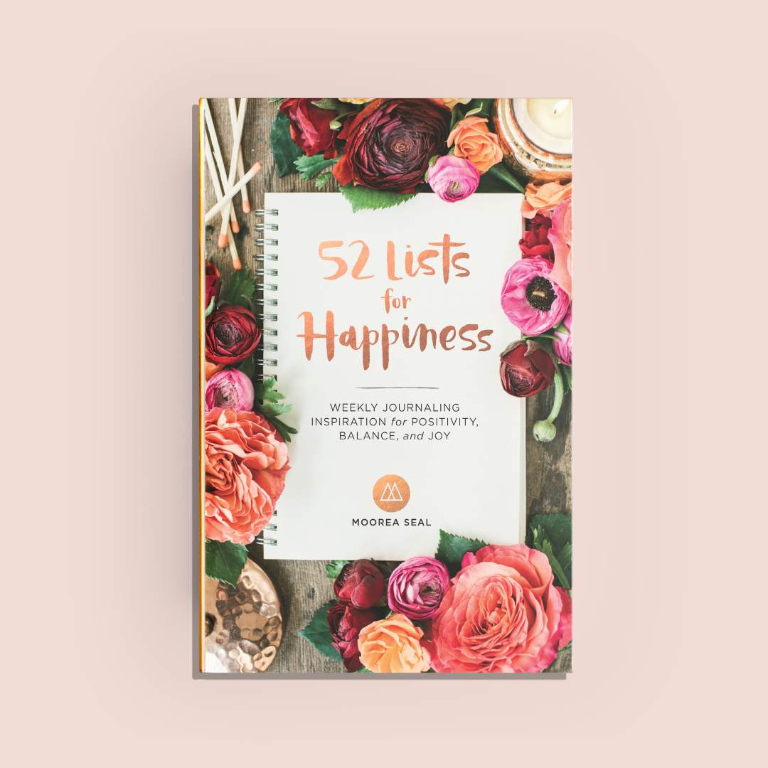 Paige Tate & Co. | 52 Lists for Happiness Journal | Weekly journaling inspiration for positivity, balance, and joy.