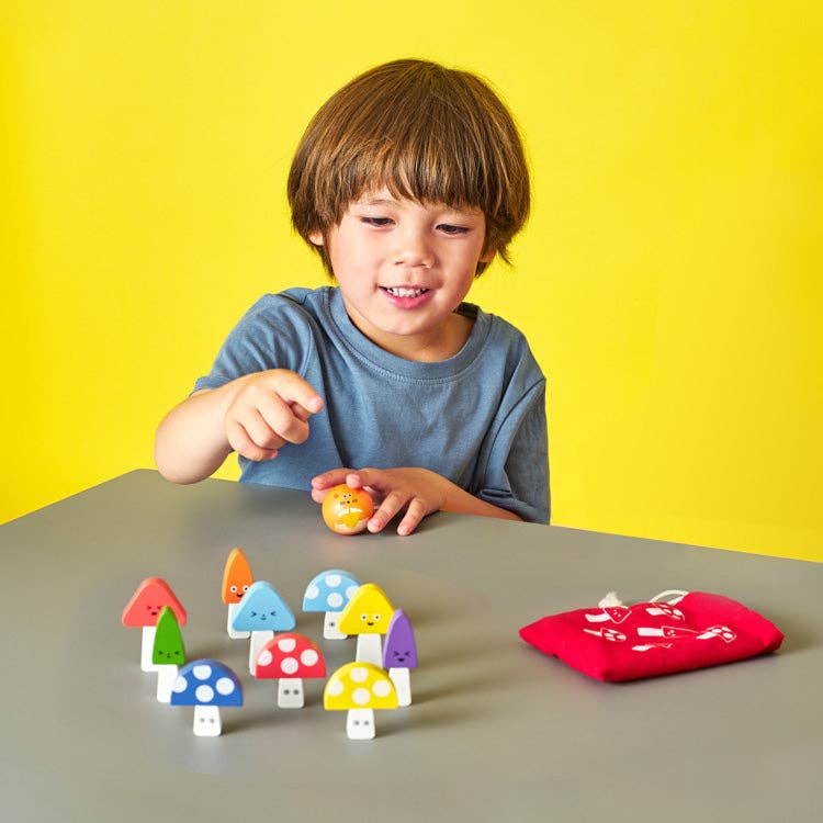 Kikkerland Design | It's a Strike! Mini Mushroom Bowling