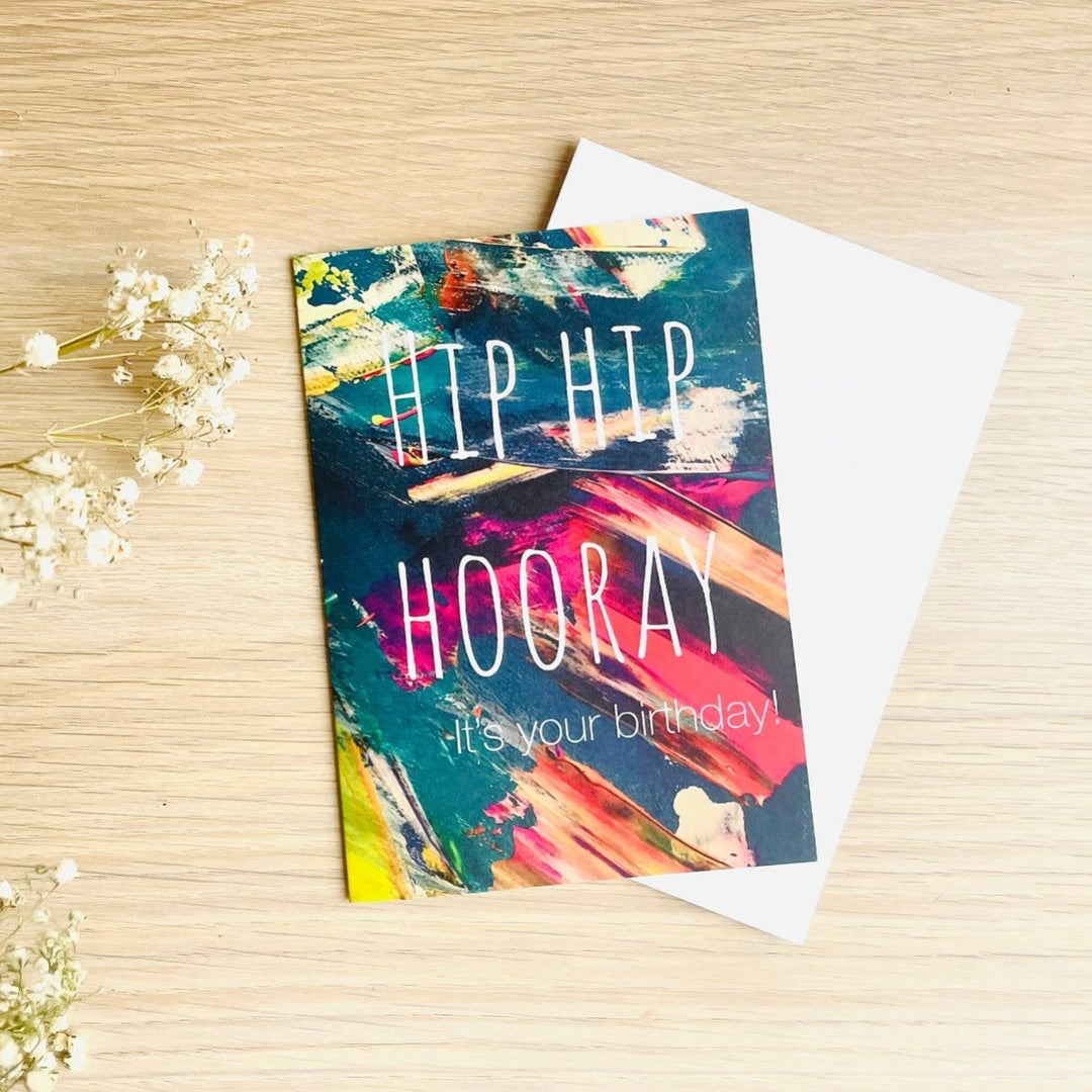 Beth Garner Art | Hip Hip Hooray - It's Your Birthday Card