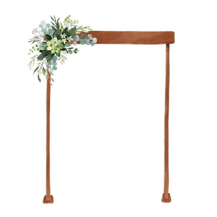 Stacy K Floral | A La Carte greenery arch piece.