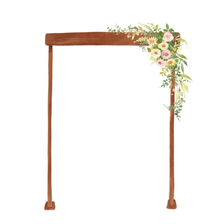 Stacy K Floral | A La Carte floral wedding arch.