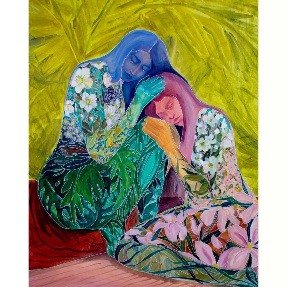 Andrea Durfee | The Rain Deepens Greeting Card