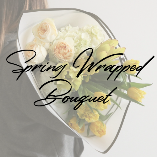 Stacy K Floral | Spring Wrapped Bouquet Class in Rochester NY Graphic.