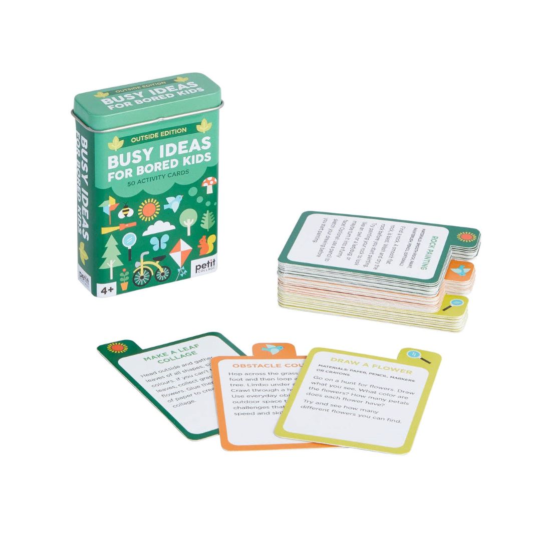 Chronicle Books | Activity Cards | Outside Edition, Busy Ideas For Bored Kids, 50 Activity Cards.