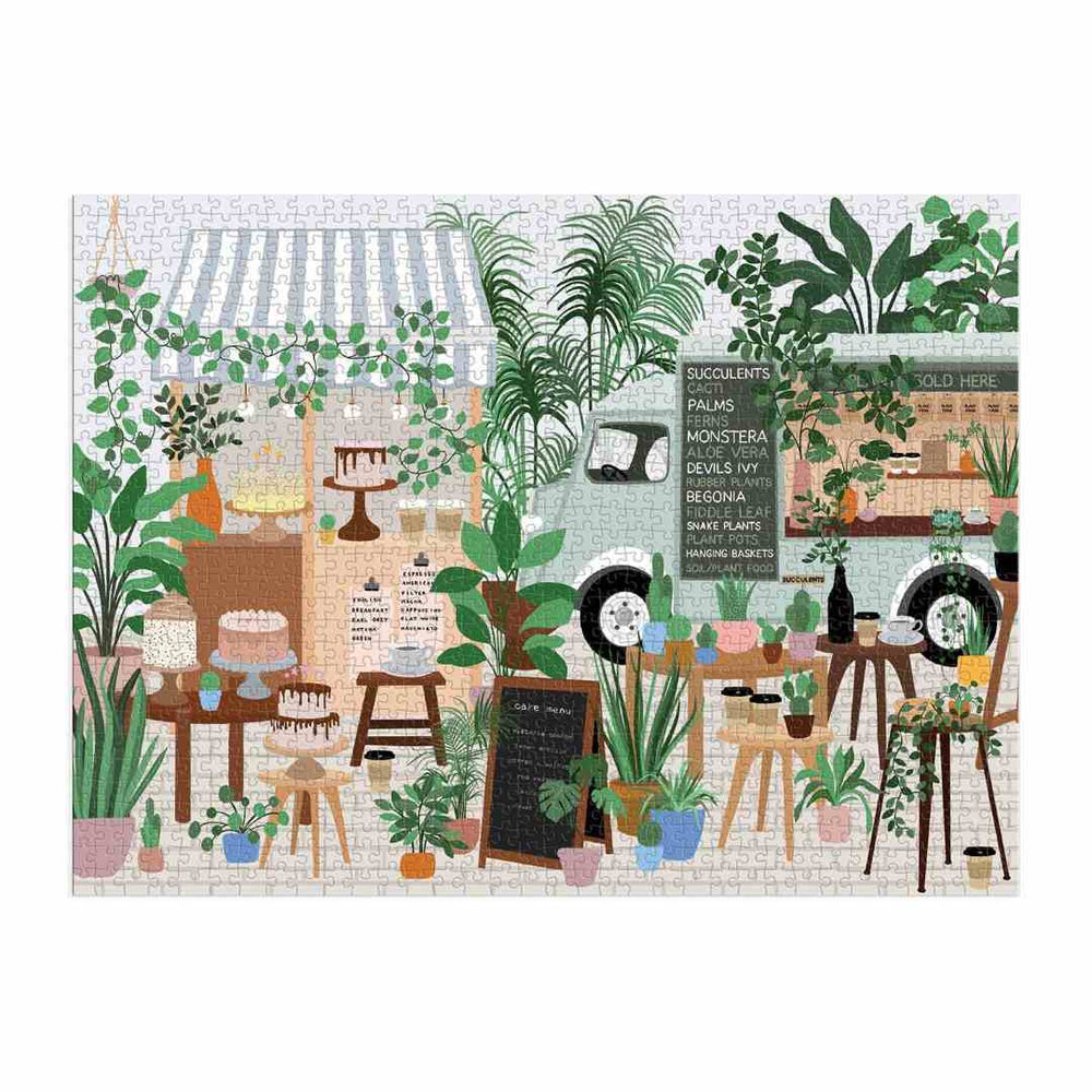 Chronicle Books | Plant Cafe Puzzle, 1000 pieces.