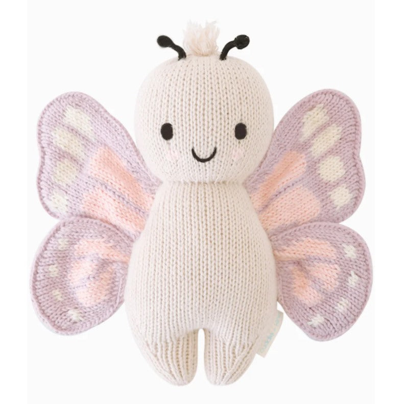 Cuddle + Kind | Baby Butterfly | Petal pink. Hand knit.