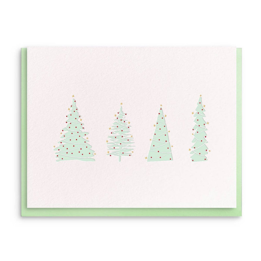 Dahlia Press | Christmas Trees Card | No Text