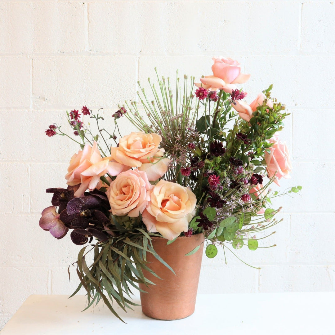 Rochest Roses Goodness Luxury Floral Arrangement | Roses & Orchids | Rochester NY ...