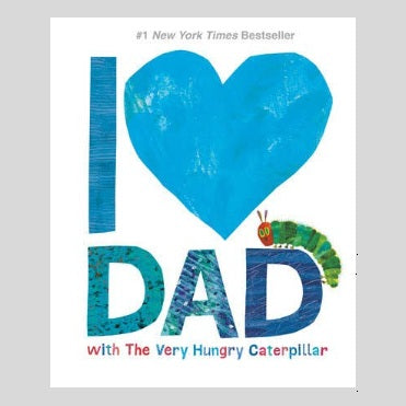 I "heart" Dad, with the very hungry caterpillar. book.