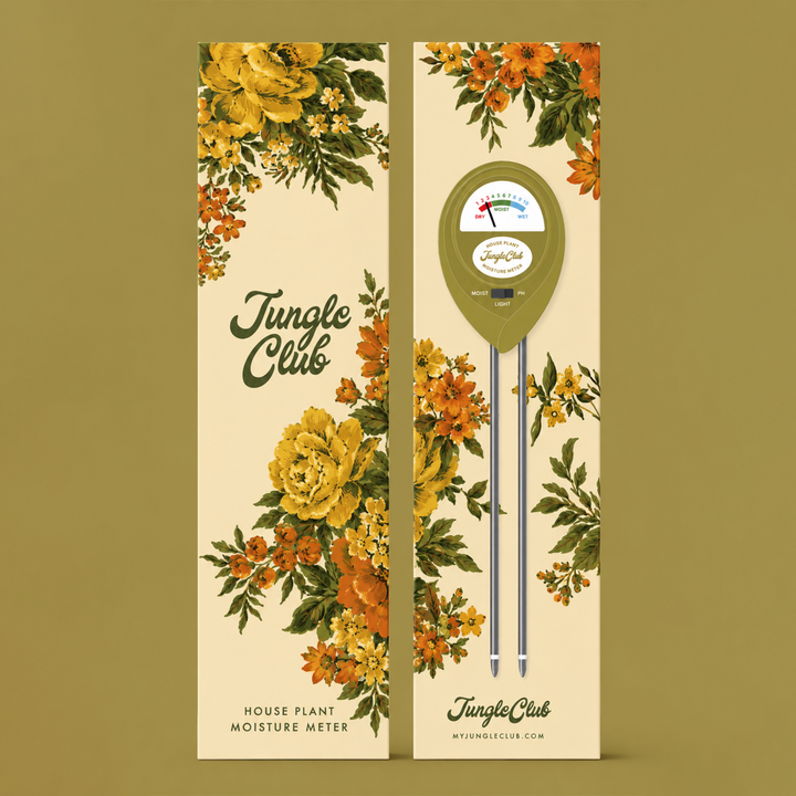 Jungle Club | Moisture Meter in green.