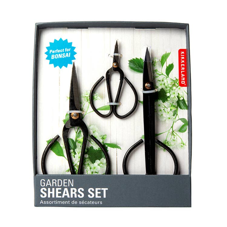 Kikkerland Design Inc | Garden Shears set of three sizes.