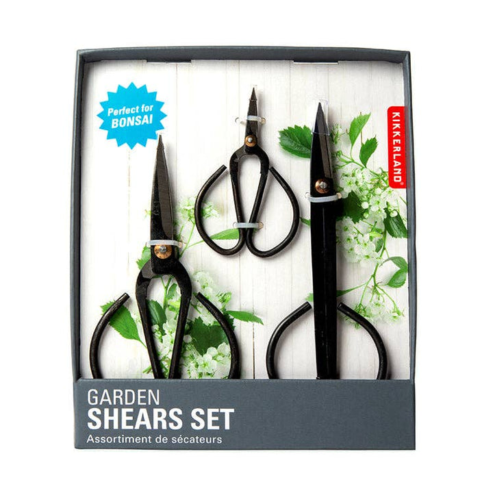 Kikkerland Design Inc | Garden Shears set of three sizes.