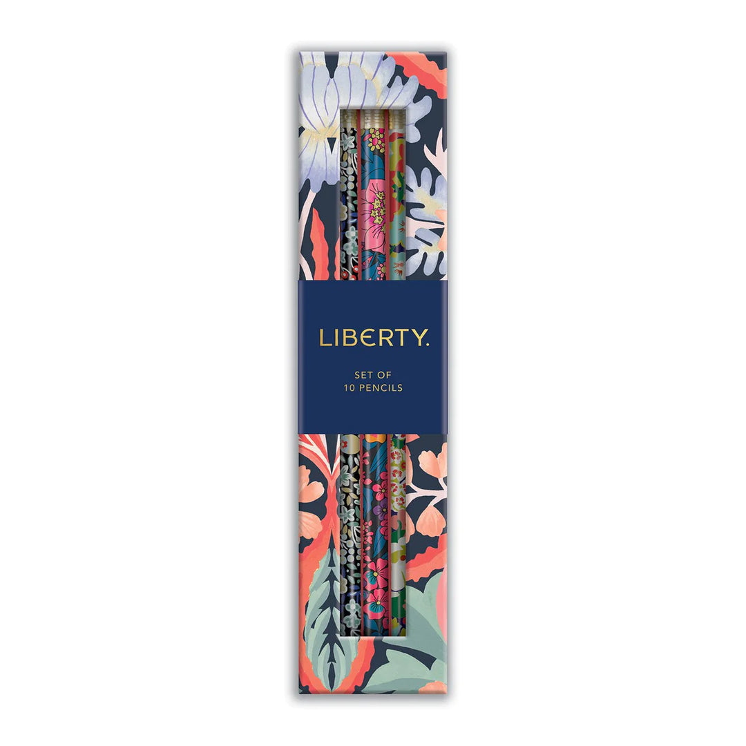 Liberty London Floral Pencil Set | A floral pencil set of 10 pencils.
