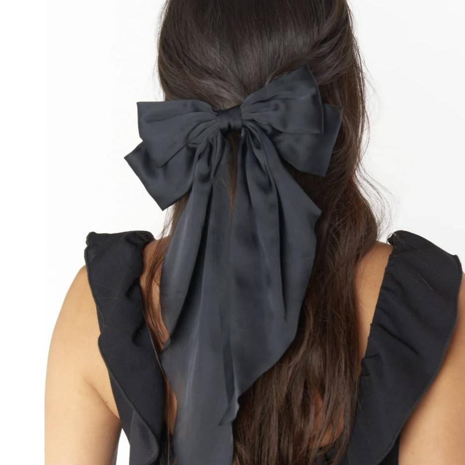 LoveLina | Assorted Elegant Ribbon Hairties | Black