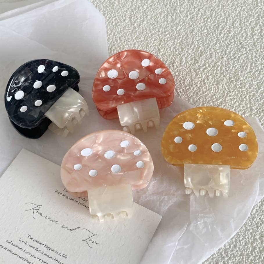 Lovelina | Mushroom Hair Clips | All Colors